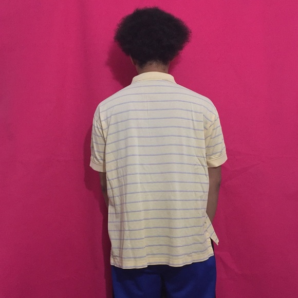 Vintage Fairway and Greene Striped Polo Shirt - Picture 3 of 4